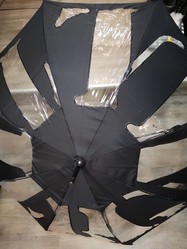 Parapluie transparent/noir JPG code : 007519